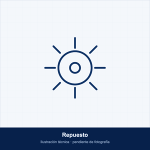 Ilustración técnica de repuesto, pendiente de fotografía del equipo