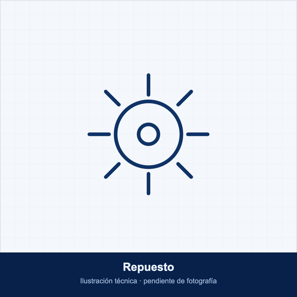 Ilustración técnica de repuesto, pendiente de fotografía del equipo