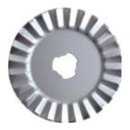 Cuchilla zigzag Fiskars de 45 mm