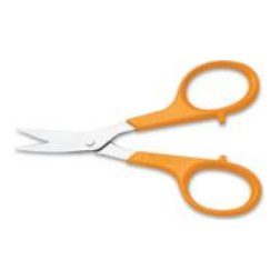 Tijeras de precisión Fiskars punta curvada 10 cm
