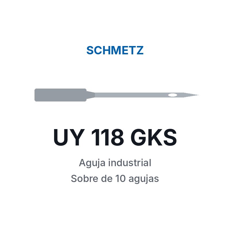 Agujas Schmetz UY 118 GKS