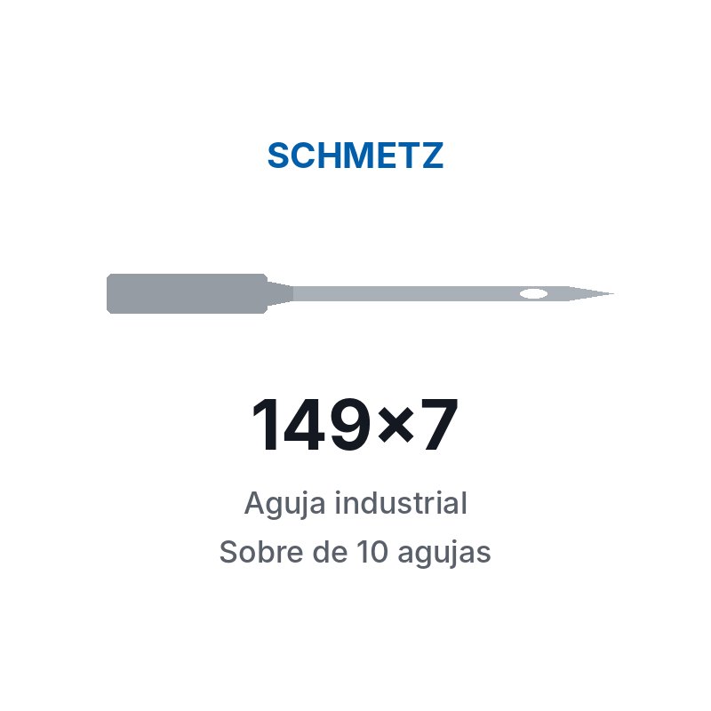 Agujas Schmetz 149x7
