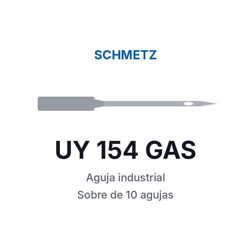 Agujas Schmetz UY 154 GAS