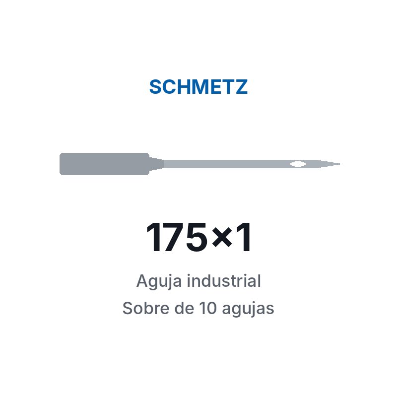 Agujas Schmetz 175x1