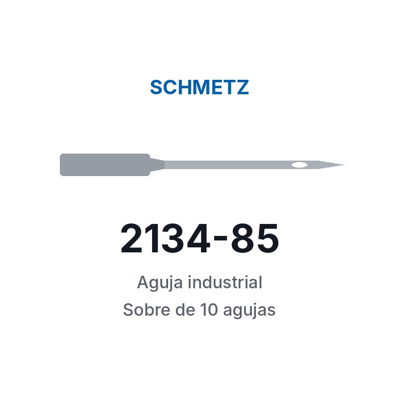 Agujas Schmetz 2134-85