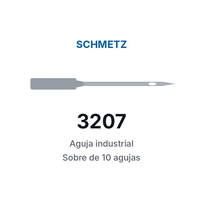 Agujas Schmetz 3207